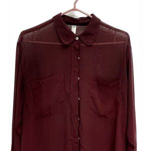 American Apparel Chiffon Shirt